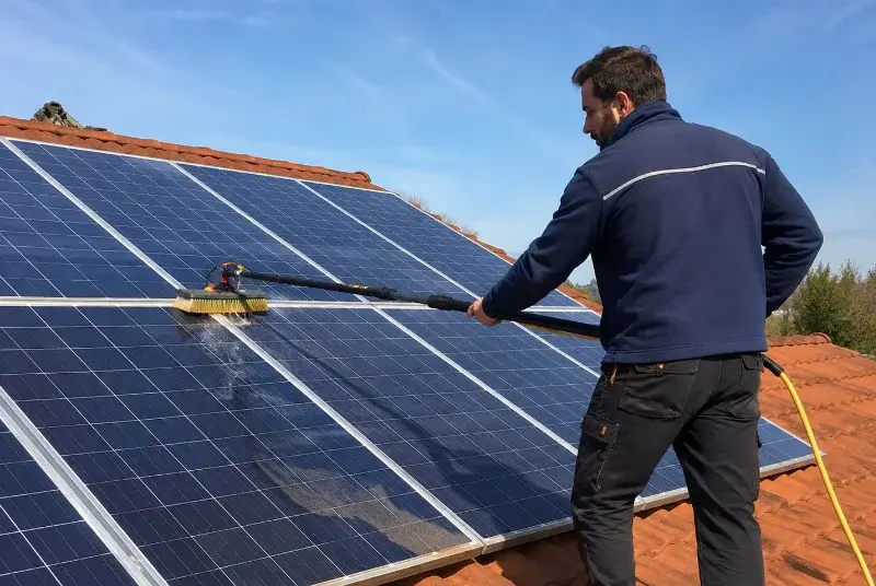 Nettoyage et entretien de panneaux solaires aux Landes-Genusson